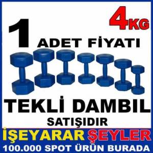 Tek 4 Kg Köşeli Dambıl Sağlıklı Ve Zinde Yaşam