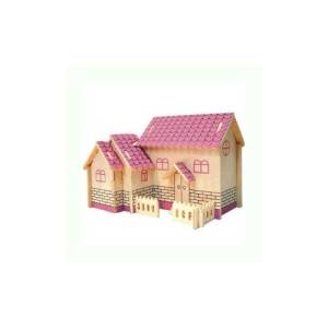 Pembe Çiftlik Evi Çocuklar İçin Oyuncak Ev