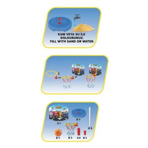 03651 Harika Kanatlar Küçük Ayaklı Basketbol Set