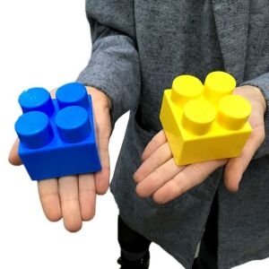 40 Parça Büyük Sırt Çantalı Lego Seti Zeka Geliştirici Jumbo Lego