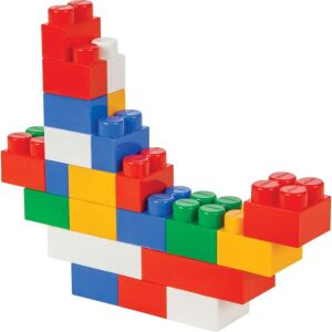 40 Parça Büyük Sırt Çantalı Lego Seti Zeka Geliştirici Jumbo Lego