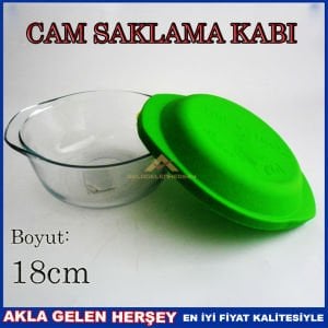 DEL VETRO RENKLİ PLASTİK KAPAKLI SAKLAMA KABI