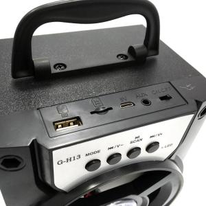Şarjlı Led Işıklı Kablosuz Bluetooth Hoparlör Usb Girişli G-H13