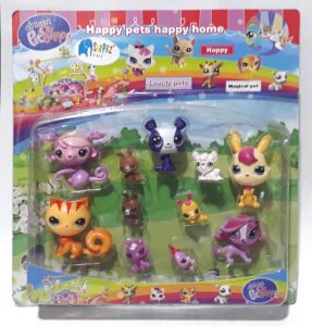 11 Parça Mutlu Evcil Hayvanlar Seti My Little Pony Figür Seti    Kaliteli Malzemeden Üretilmiştir
