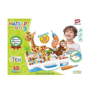 Eğitici Matkap Seti Hayvanlar