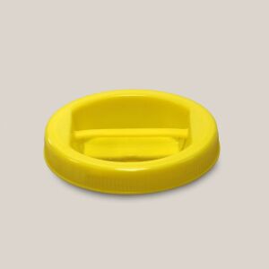 Pratik Kullanışlı Sarı Renk Kavanoz Kapağı Plastik 11 cm (3 Adet)