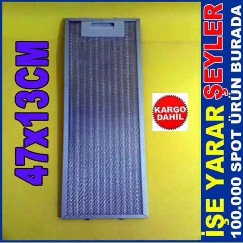 ANKASTRE ASPİRATÖR ALÜMİNYUM KARTUŞ FİLTRE 47x13