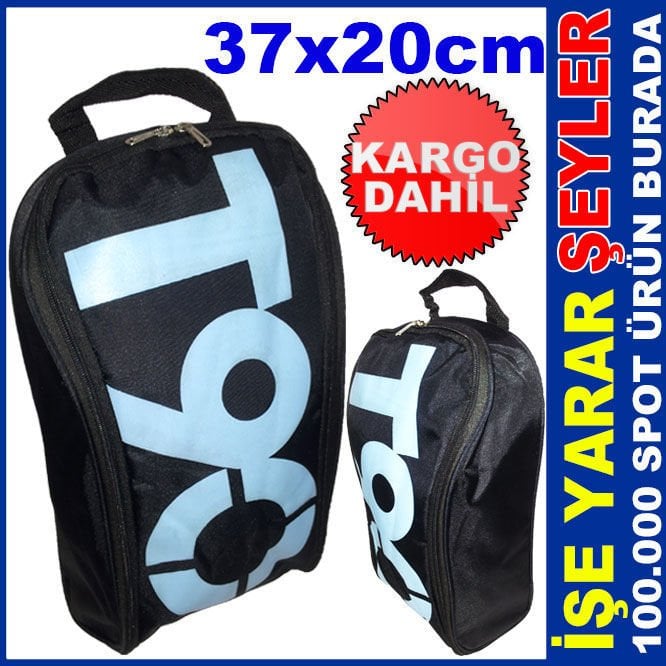 37x20 SAĞLAM KUMAŞ SPOR AYAKKABI KRAMPON ÇANTASI