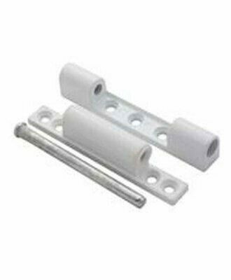 75 Mm Pvc Pimapen Kapı Pencere Menteşesi Düz Metal Beyaz