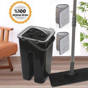 Pratik Mikrofiber Tablet Mop 5 Paspaslı Temizlik Set Smart Mob Sihirli Yeni Nesil Microfiber Mob
