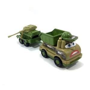 Tank Taşıyan Römorklu Askeri Kamyon Oyuncağı Plastik Askeri Oyuncak War Team