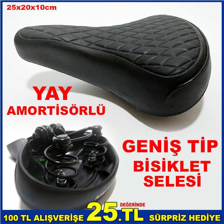 YAY AMORTİSÖRLÜ GENİŞ TİP LÜKS BİSİKLET SELESİ -2