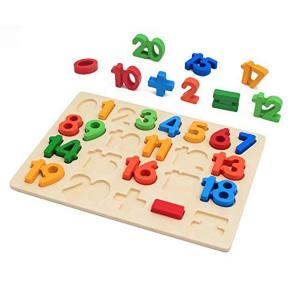 ERTANTOY Eğitici Ahşap Çocuk Bulmaca Numaraları