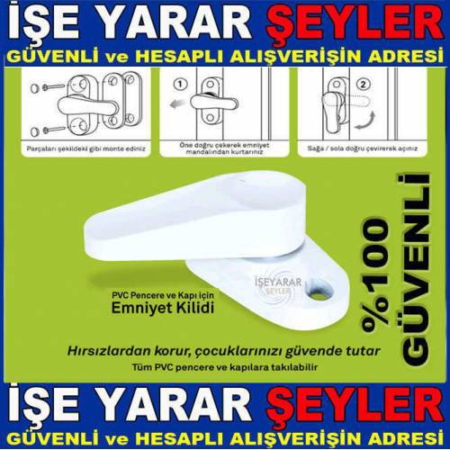 Pvc Kapı Pencere Emniyet Kilidi Pimapen Kilit