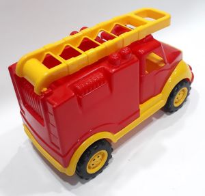 41x23x19cm Ebatta Kırmızı Fonksiyonsuz Oyuncak Merdivenli İtfaiye