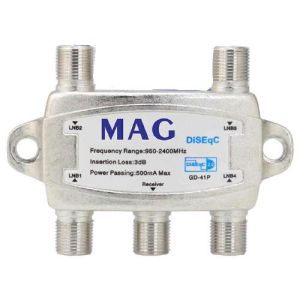 Kaliteli ve Güvenli Orijinal 950-2400MHZ 3db 1 x 4 Diseqc Switch