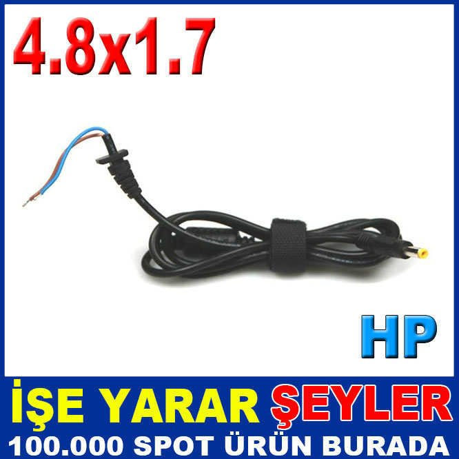 HP 4.8x1.7 CAK100 NETBOOK LEPTOP ADAPTÖR KABLOSU