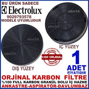 ELECTROLUX ANKASTRE DAVLUMBAZ FİLTRESİ 9029793578 MODEL DAVLUMBAZ İÇİN GRANÜL KARBONLU FİLTRE-1002