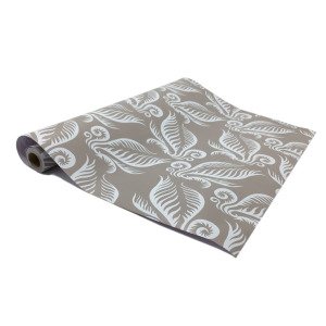 5mt Rulo 500x45cm Gri Yaprak Desen Kendi Yapışkanlı Pvc Folyo Duvar+Mobilya,Dolap Kaplaması