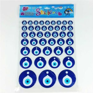 42'li Kabartmalı Nazar Boncuğu Stickers (telefon-tablet-laptop-stickers)