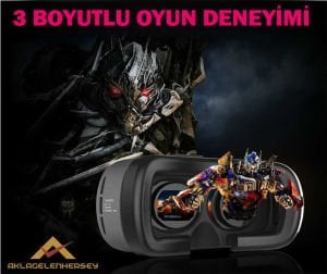 3 boyutlu oyunlar 3 boyutlu filmler izlemenin en gerçek yolu VRBOX 3 BOYUTLU SANAL GERÇEKLİK GÖZLÜĞÜ