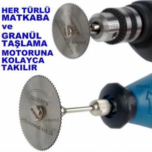 İnce El İşçiliği İçin 6pç Her Türlü Malzemeyi Kesen Yüksek Hız Çeliği Mini Dairesel Testere Seti abn