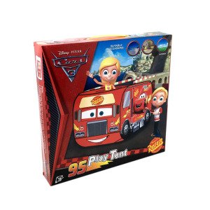 Disney Lisanslı Oyun Evi İç ve Dış Mekan Cars 3 Çocuk Oyun Çadırı 70x70x112cm Arabalar