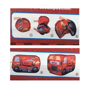 Disney Lisanslı Oyun Evi İç ve Dış Mekan Cars 3 Çocuk Oyun Çadırı 70x70x112cm Arabalar
