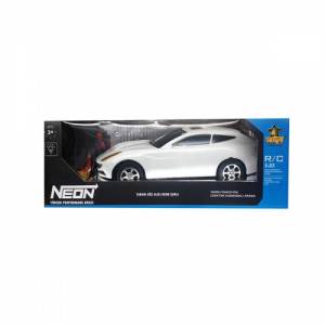 Pilli Neon Full Fonksiyon Kumandalı Hareketli Hızlı Yarış Arabası