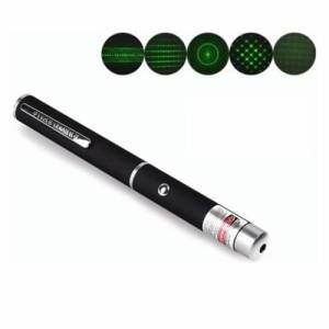 5 Kafalı Kalem Görünümlü Yeşil Lazer Pointer 3000 Mw 15 km Etkili - Green Laser