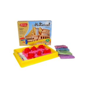 Heroes KUM-012 Heroes Büyük Kum Havuzutarihsel Kalıplar 1000 gr Kumlu Set