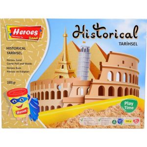 Heroes KUM-012 Heroes Büyük Kum Havuzutarihsel Kalıplar 1000 gr Kumlu Set