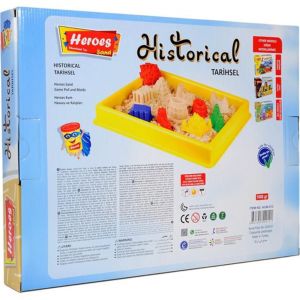 Heroes KUM-012 Heroes Büyük Kum Havuzutarihsel Kalıplar 1000 gr Kumlu Set