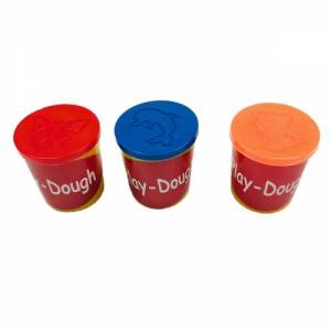 Play-Dough Rakam ve Geometrik Şekil Kalıplı 3 Hamur ile Oyun Seti