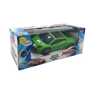 Uzaktan Kumandalı Oyuncak Yarış Arabası 18cm Kumandalı Spor Araba 1:24 Ölçek
