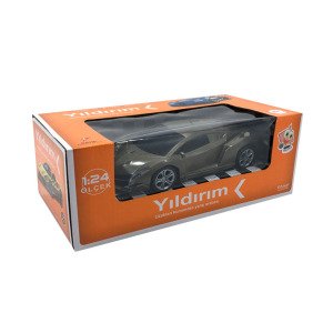 Full Fonksiyon Işıklı Usb Şarjlı Oyuncak Kumandalı Araba 19cm 1:24 Ölçekli Kumandalı Spor Araba