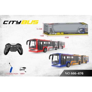 Kumandalı Şarjlı Körüklü Şehir Otobüsü 44 cm 1 Adet Fiyatıdır