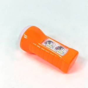 2 Led Işıklı El Feneri Pilli Işıldak Çok Fonksiyonlu Kamp Feneri - Ledli Avcı Feneri