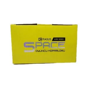 Kerasus Mini 2.0 USB Hoparlör Kr 1001 Ses Ayarlı Hoparlör Işıklı Bilgisayar Oyuncu Hoparlörü Siyah