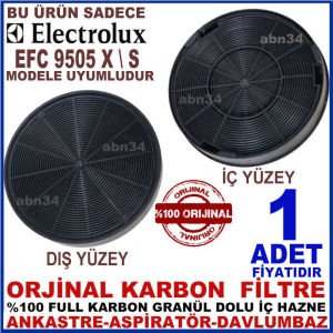 ELECTROLUX ANKASTRE DAVLUMBAZ FİLTRESİ ELECTROLUX EFC 9505 X \ S DAVLUMBAZ İÇİN GRANÜL KARBON FİLTRE