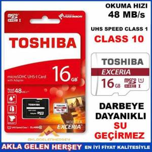 Toshıba 16gb Excerıa Micro Sdhc C10 Hafıza Kartı