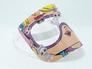 LaL Baby's Figürlü Yüz Koruyucu Çocuk Siperliği 5 Maske Hediyeli Koruyucu Camlı Sağlıklı Yaşam Seti