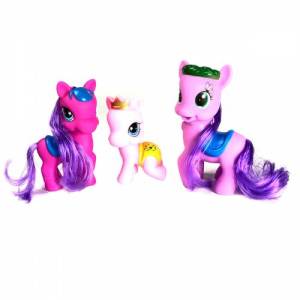 My Little Petz 6 Parça 3lü Pony Seti Sevimli Kızlar İçin