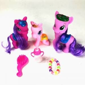 My Little Petz 6 Parça 3lü Pony Seti Sevimli Kızlar İçin