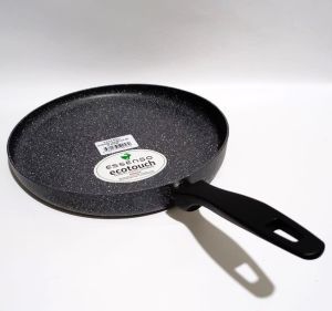 Essenso 26cm Granit Kaplı Hilal Ağızlı Krep Gözleme Bazlama Tavası Tasarım Harikası Açılı Kenarlar