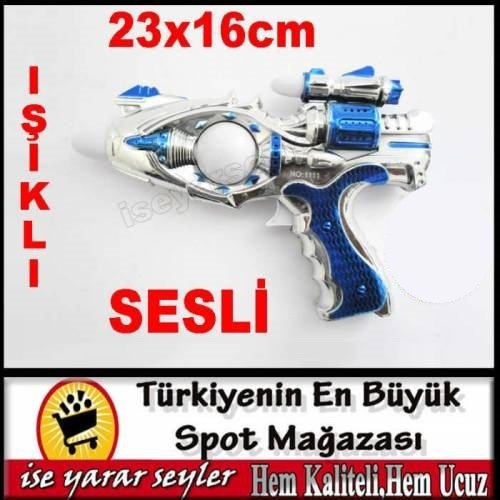 Pilli,Sesli,Işıklı Fantastik Oyuncak Tabanca