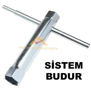 6LI SET ÇİFT TARAFLI SIKMA ANAHTARLI BORU LOKMA ANAHTAR SETİ 6 PARÇA BUJİ ANAHTAR SETİ