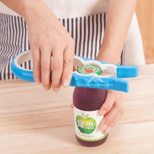 Silikon Kaymaz Konserve Kavanoz Kapağı Açacağı Sıkışmış Cam Kavanozlar İçin Pratik Kapak Açacağı