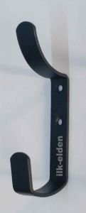 Tika renk 60x20cm ahşap portmanto 4 çelik kancalı vestiyer,heryere uyan ahşap platform duvar askısı