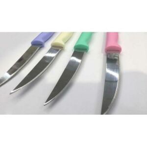 Türk Malı Testere Ağızlı Çelik Bıçak 24cm Süper Keskin Lazer Bileme Salata-Biftek-Et ve Ekmek Bıçağı
